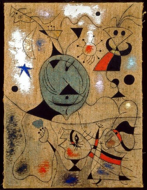 Successió Miró | Object: 624. Femmes et cerf-volant parmi les